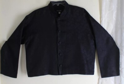 NEW Eskandar 0 XS S M Silk Art-to-Wear Chrysanthemum Floral Fine Shorter Jacket