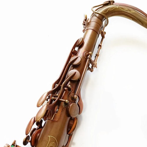 Tenor Saxophone Antique Copper B-flat Tenor Sax Mark VI Retro Bronze Mouthpiece - Picture 12 of 14