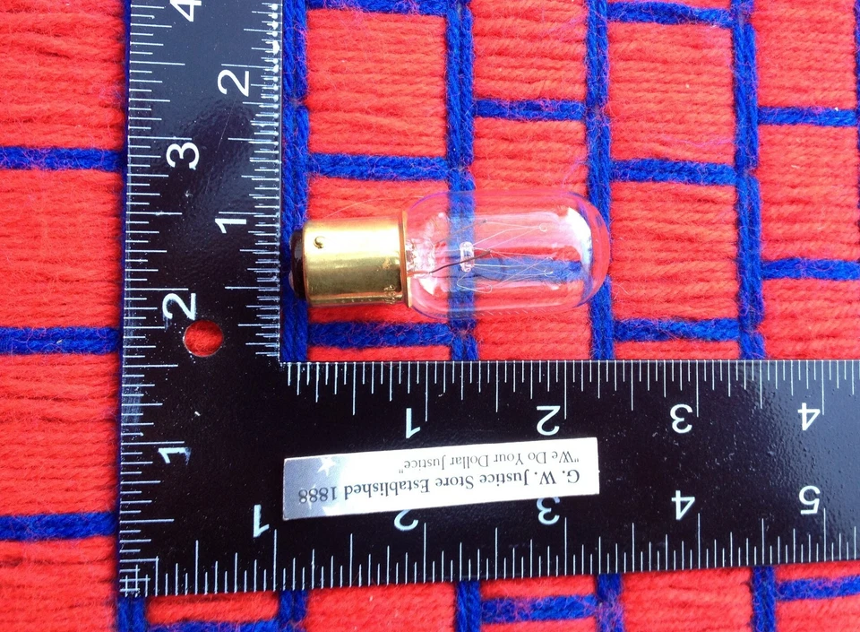 7¢*shipUSA GE T7 fits SINGER sewing machine 15w light bulb 15T7 appliance 15T7DC - Image 4 of 4