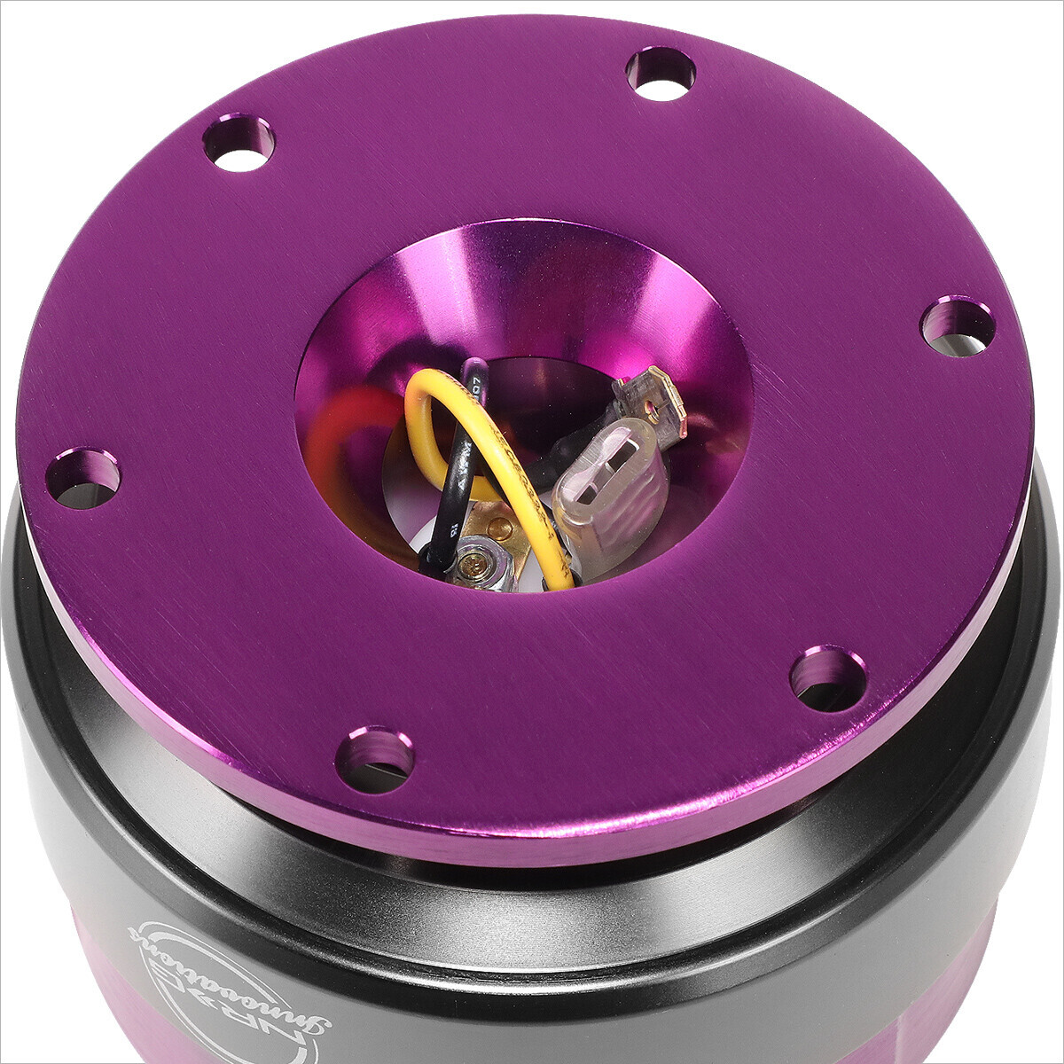 NRG STEERING WHEEL BALL LOCK QUICK RELEASE ADAPTOR GEN 2.0 TITANIUM