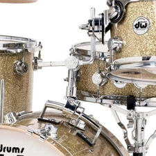 DW DWCP7771 Retro-Style Bass Drum Single Tom Mount