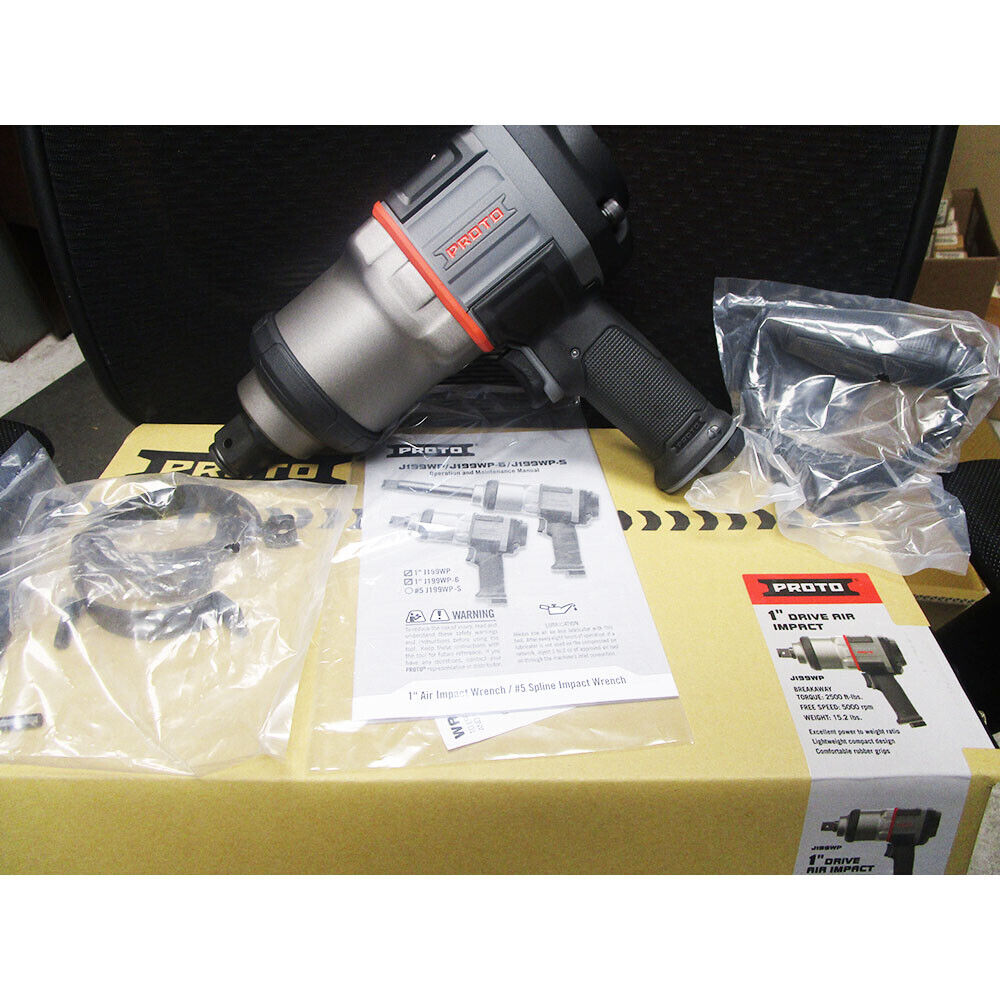 Proto J199WP 1 in Drive Pistol Grip Air Impact Wrench for Proto J199WP 1 in Drive Pistol Grip Air Impact Wrench for