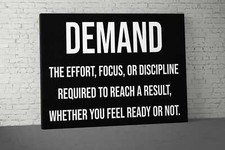 Motivational Canvas Wall Art - Inspirational Success Quotes