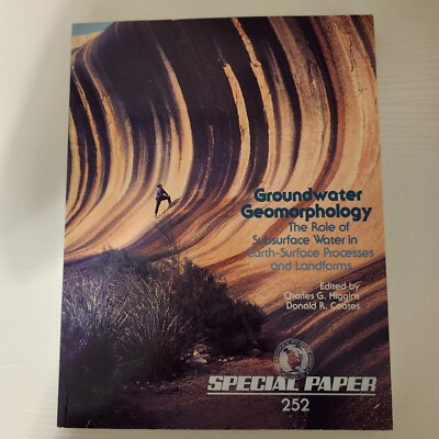 Groundwater Geomorphology Role of Subsurface Water in Earth 1990 BH