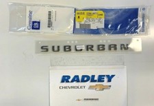 NEW OEM GM CHROME CHEVROLET SUBURBAN LIFTGATE EMBLEM 07-13 15860871 B192