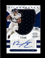 DARRYNTON EVANS 2020 CROWN ROYALE SILHOUETTES ROOKIE JERSEY AUTO #03/99 BD3206