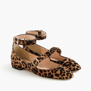 j crew leopard flats