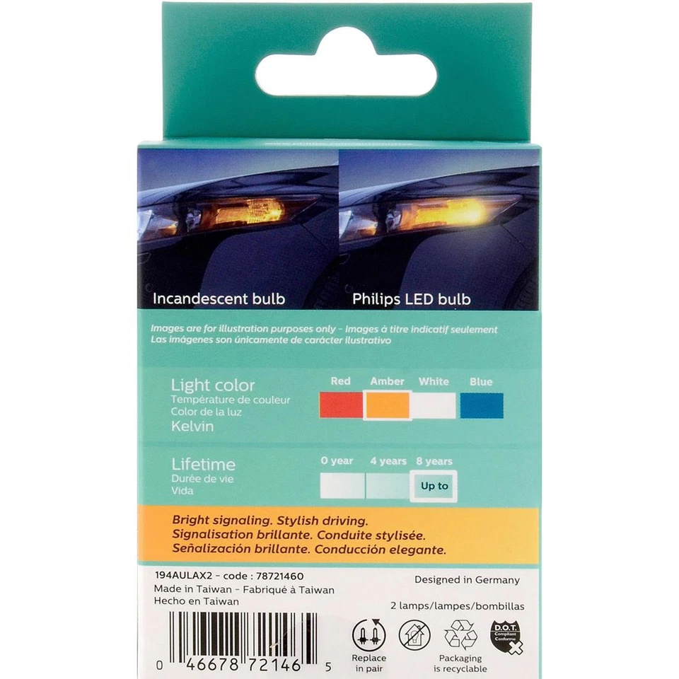 Luz interior Philips 5 piezas maletero o área de carga para 1971 AMC Ambassador_AG Foto 4 de 4