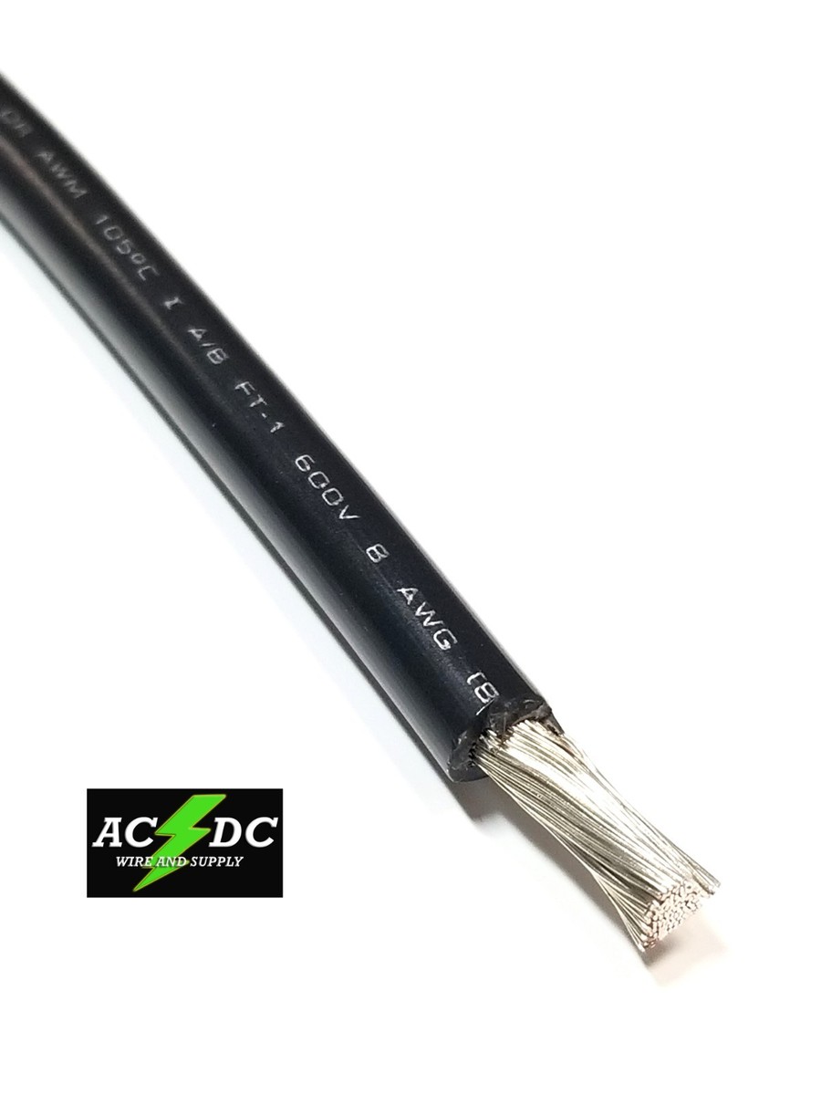 8 AWG GAUGE RED MARINE TINNED COPPER BATTERY CABLE BOAT WIRE USA Made PER FOOT - Foto 11