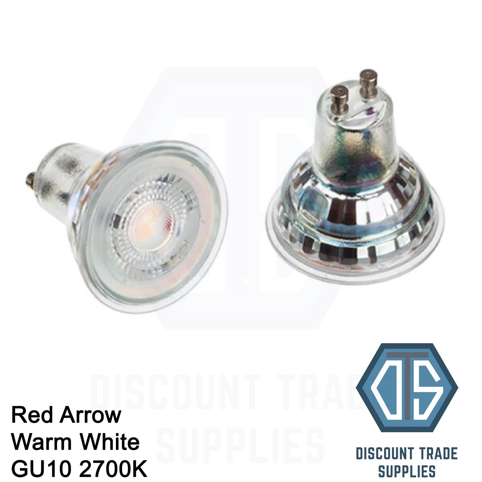 Red Arrow LGU4.5DIM-27 GU10 4.5W Warm White 2700K LED Dimmable Bulb