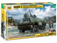Soviet Armored Reconnaissance BRDM-2 1:3 5 Kunststoff Modell Kit Zvezda