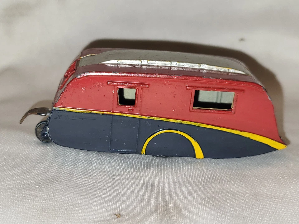 Vintage Ancien Fonte Jouet Caravane 190 Dinky Fabriqué en Angleterre Par Meccano - Photo 4/4