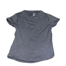NWT Women's Charcoal MEMBERS MARK Active Short Sleeve Tee Medium