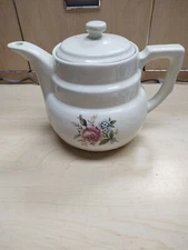 Hall Superior Enterprise Aluminum Co Floral Pattern Drip O Lator Tea Coffee Pot