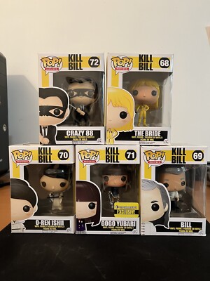 Set Funko Pop Kill Bill – Collection De Figurines Vinyl – Occasion