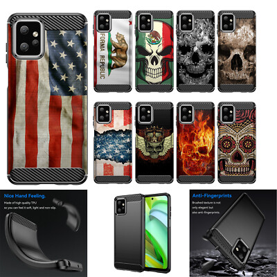 Case For [Moto G Stylus 5G 2023][Flex TPU Fiber SET1] Slim Flexible Shock