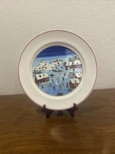 Villeroy Boch Naif Christmas 10.5” Dinner Plate Vintage 1983 Laplau Mint