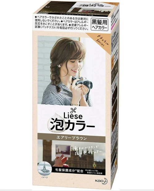 Япония Kao Liese Prettia пенящийся цвет волос окрашивания набор 日本花王liese莉婕泡泡染发剂 内附赠染发后护发素 - Изображение 4 из 4