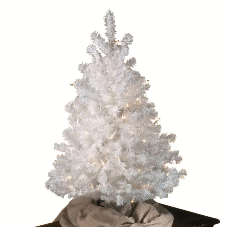 3FT Snow White Artificial Christmas Tree All Seasons Halloween Easter Home Decor - Image 4 of 4