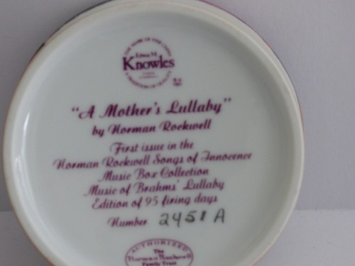 KNOWLES MUSIC BOX 1991 - Picture 2 of 2