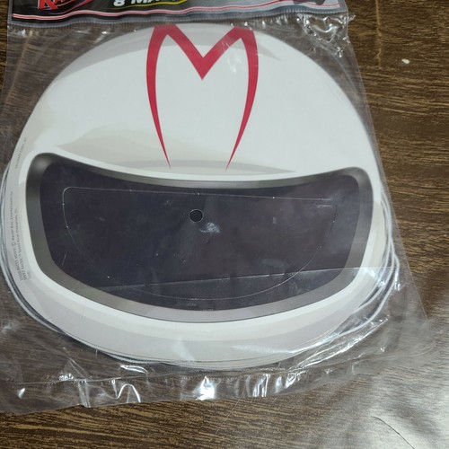 2 - 8 (16 Total) Speed Racer Hallmark Cardboard Party Masks NEW SEALED - Picture 5 of 10