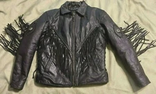 USA BIKERS "DREAM APPAREL" BLACK LEATHER JACKET WOMEN'S S small THINSULATE 3M