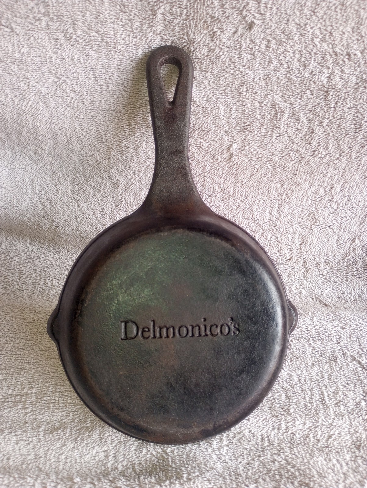 Rare Delmonico's 6 Inch Cast Iron Skillet eBay