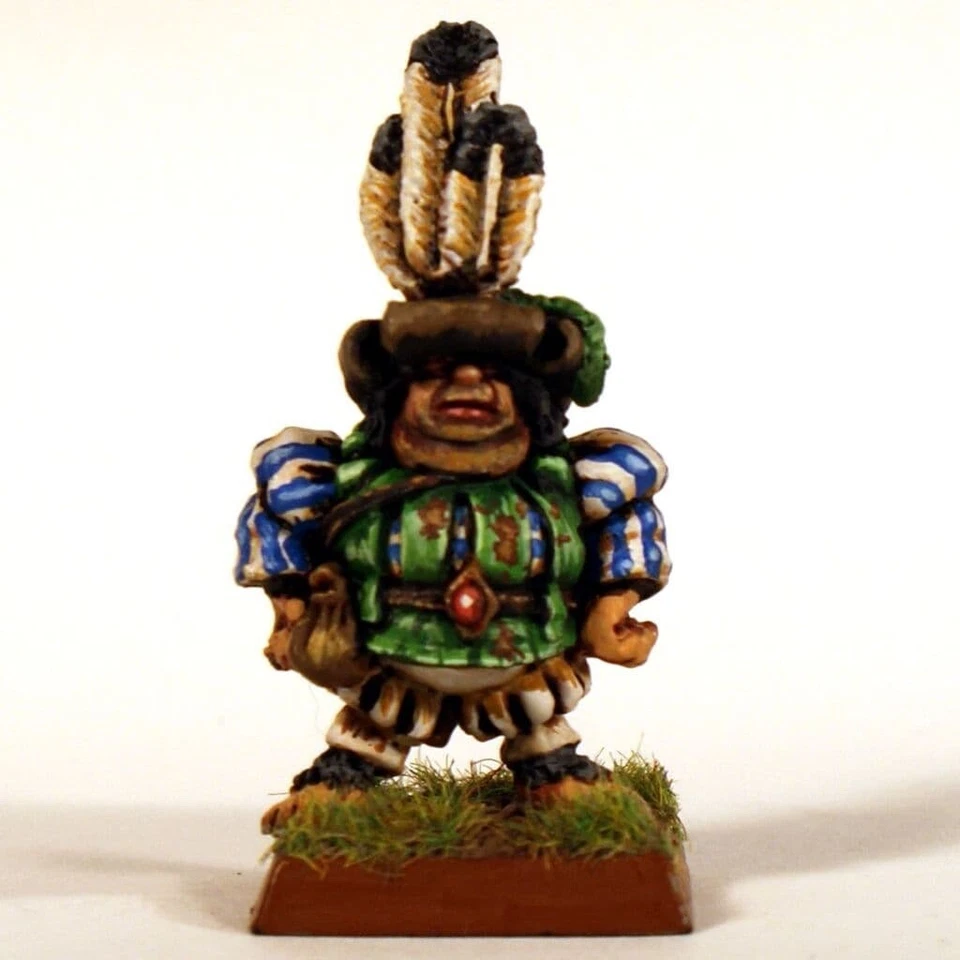 FANTASY WARRIORS Halfling Elected Count Hero 28mm Metal Unpainted