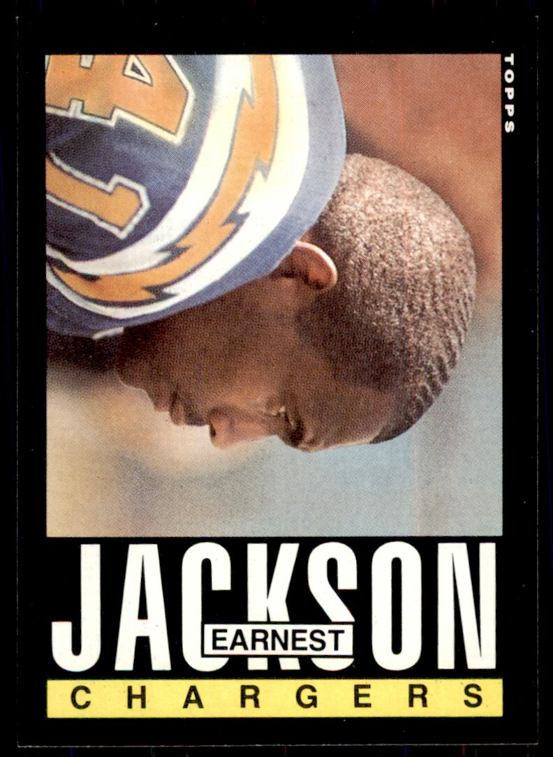 1985 Topps #375 Earnest Jackson Rookie 93AnuJ