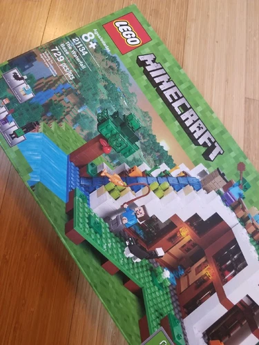 LEGO Minecraft Die Wasserfallbasis 21134 Bauset NEU