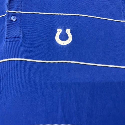 Cutter Buck Shirt Mens XL Blue Indianapolis Colts Football Polo Short Sleeve - Picture 10 of 11
