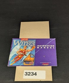 Legendary Wings - Nintendo NES- Manual Only **NO GAME!
