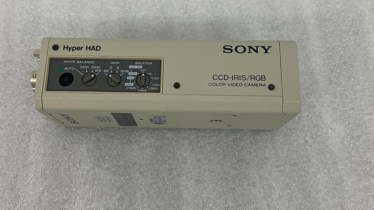 【SONY】CCD-IRIS/RGB 高性能CCD カメラ SONY COLOR VIDEO CAMERA CCD-IRIS-RGB | eBay