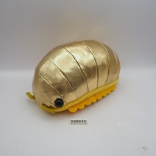 D2805C Dango mushi Pills Bug Roly Poly Shiny Gold Plush 7" Toy Dangomushi