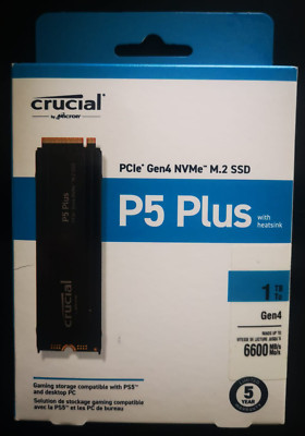 Crucial P5 Plus 1 TB mit Kühler nur Originalverpackung (ohne M.2 SSD)