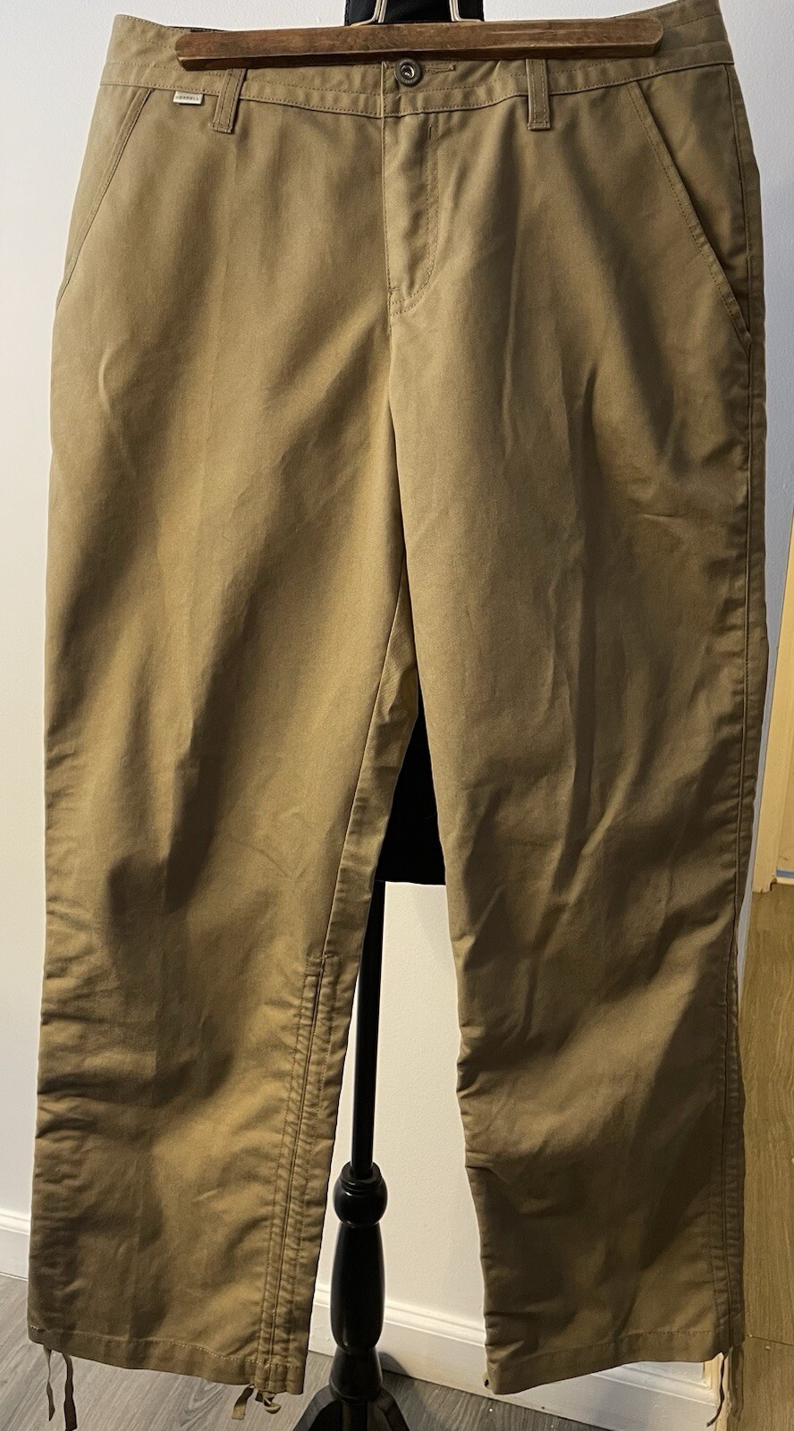 MERRELL PANTALONI kaki gamba dritta viaggio donna taglia 8 escursionismo casual