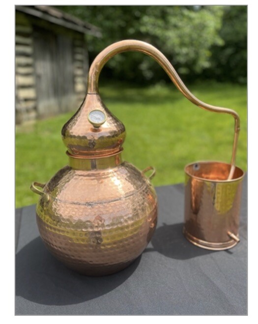 5 Gallon Pure Copper Alembic Still for Whiskey, Moonshine, Essential Oils