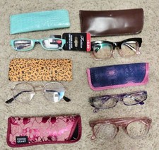 Lot of 5 Reader Eyeglasses Lot of 5 pairs Women's Styles 2.50 strength