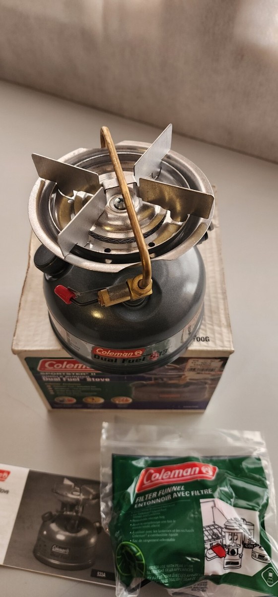 COLEMAN Sportster II Model 533 Dual Fuel Single Burner COLEMAN Sportster II Model 533 Dual Fuel Single Burner