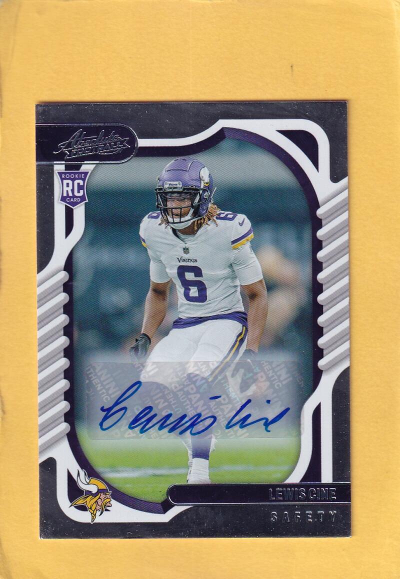 その他 vikings 2022 Panini Absolute Signature Rookies #184 Lewis Cine Vikings NM