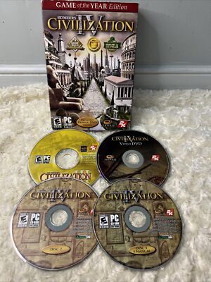Sid Meier's 4 Civilization Game of the Year Edition PC Game 2006 FREE SHIP