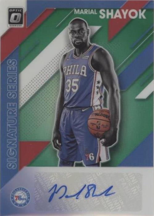 2019-20 Panini Donruss Optic - Signature Series Marial Shayok #SS-MSH ...