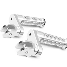 Silver 40mm Lowering Front Foot Pegs M-PRO For GSX1300R Hayabusa 16-20 21 22