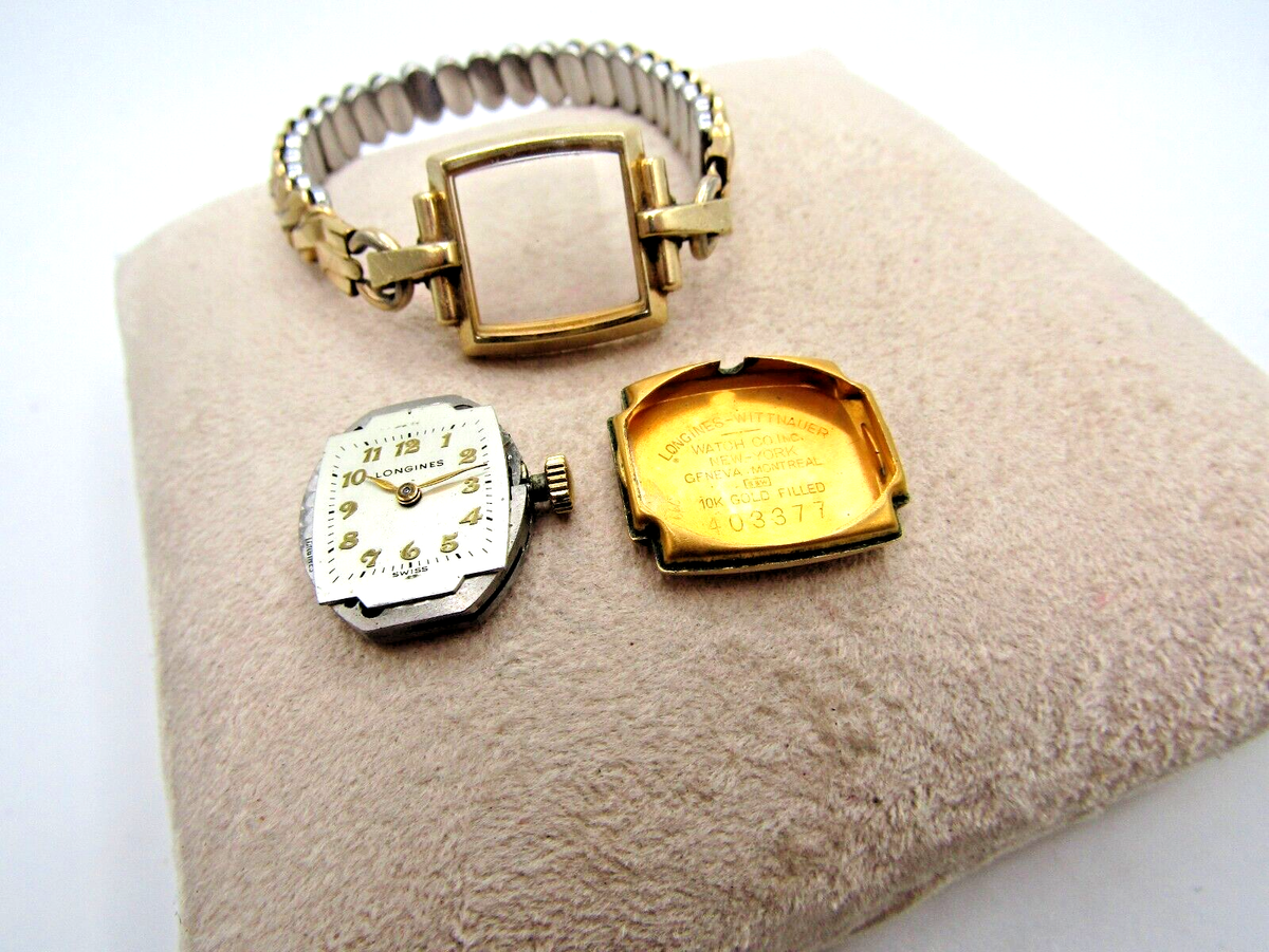 Vintage Rare Longines Cal 5LN Ladies Cocktail Watch 10K Case 
