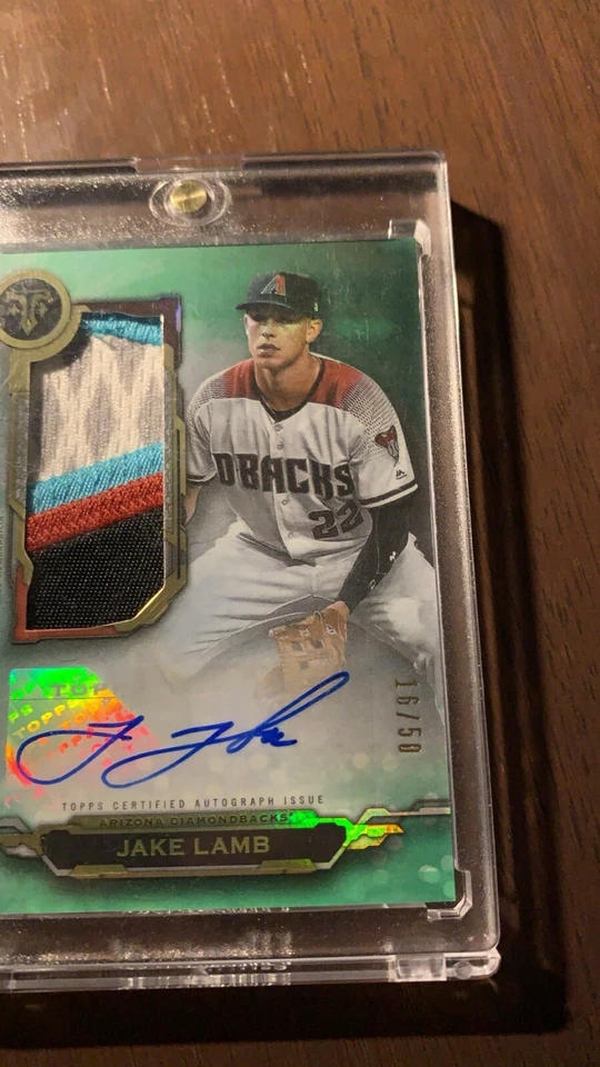 Jake Lamb 2019 Topps Triple Threads 补丁签名 16/50 — 第 4/4 张图片