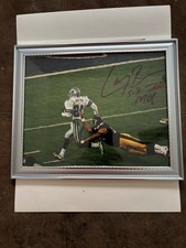 Larry Brown Autographed Framed Photo 8x10 Dallas Cowboys COA