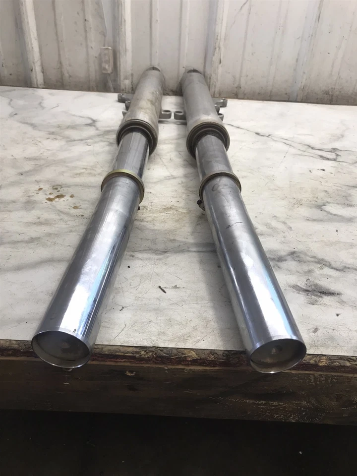 05 Kawasaki VN 2000 VN2000 Vulcan horquilla delantera tubos amortiguadores derecha izquierda Foto 2 de 4