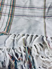 VTG Traditional East African Cotton Kikoi Cloth for Sarong Towel or Wrap 46"X60"