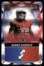 2025 UNO Elite Core Edition - Dual Color Foil Blue and Red #063 Dennis Gardeck