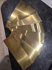 Image of Brass Shim pack 8 PC 0.002" - 0.015" (0.05mm - 0.38mm) 300mm x 100mm
